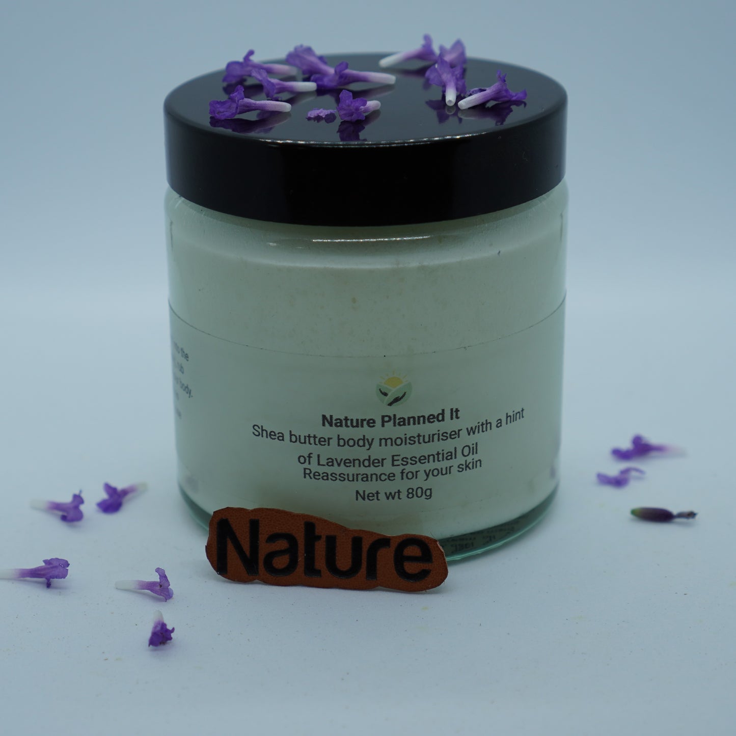 Shea Butter moisturiser with a hint of Lavender