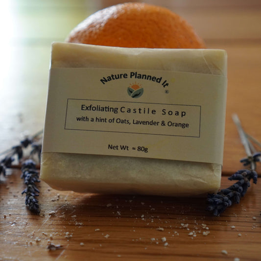 Castile Soap with a hint of Oats and Lavender Essential Oil